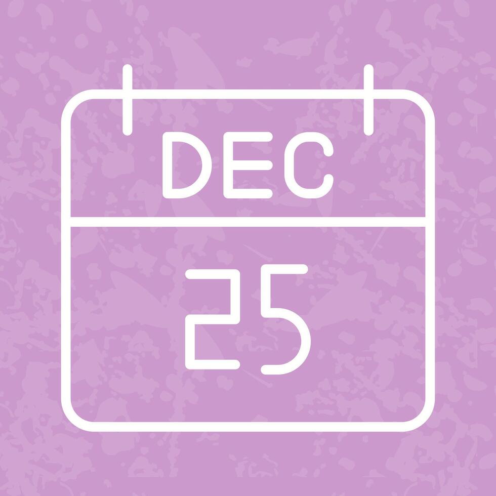 25 December Icon Design vector