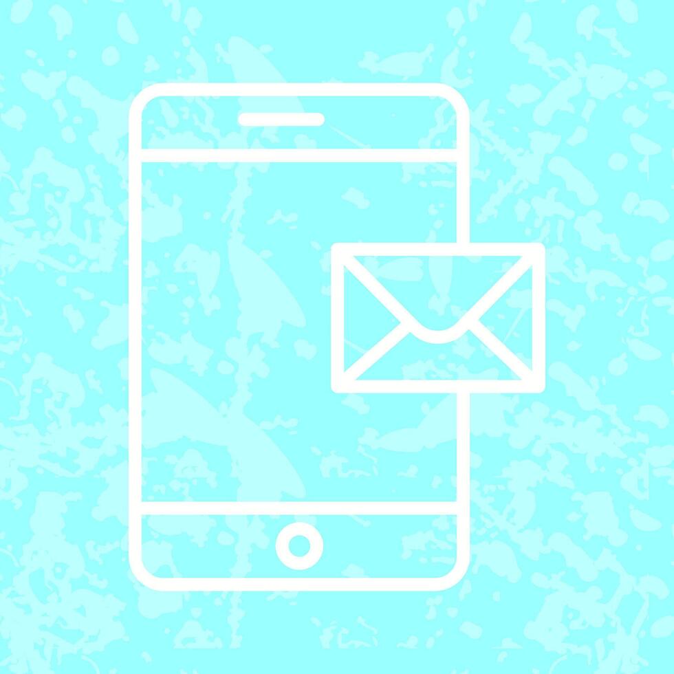 Mobile E-mail Icon Design vector