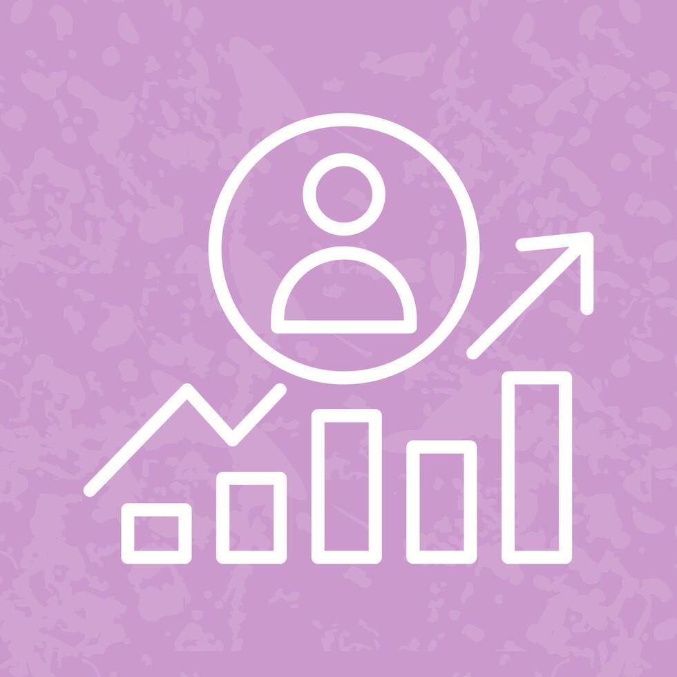 Career Growth Icon Design vector