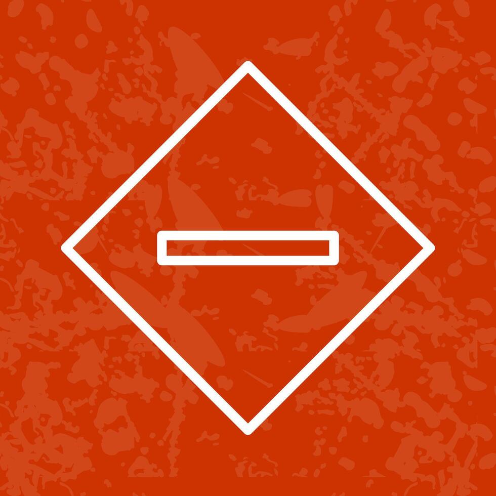 Minus Sign Icon Design vector