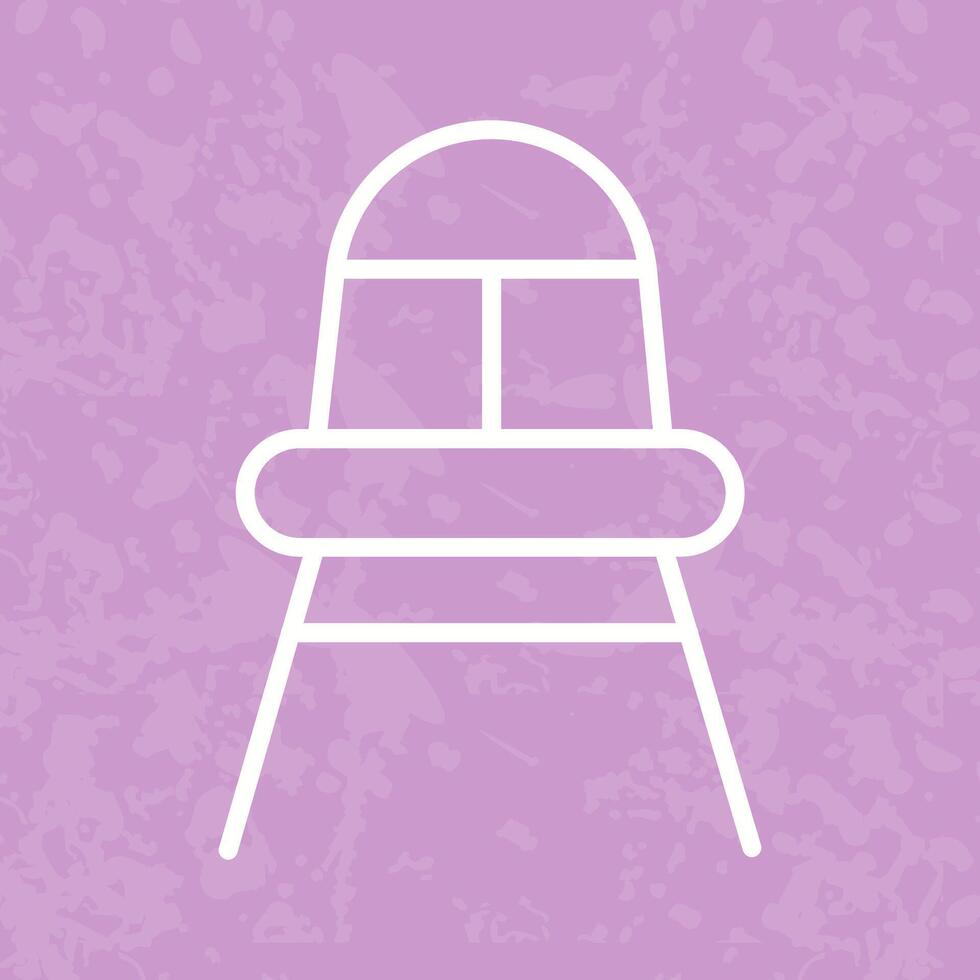 High Chair Time Icon Design vector