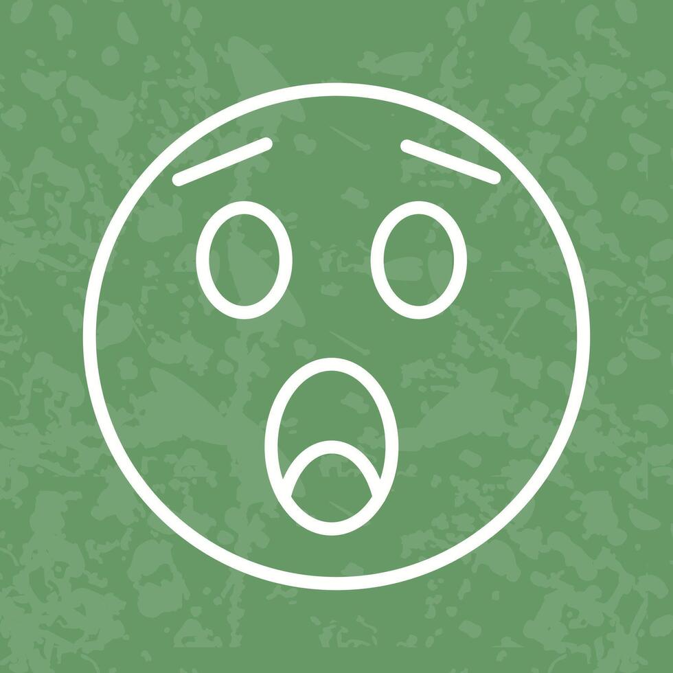 Astonished Face Icon Design vector