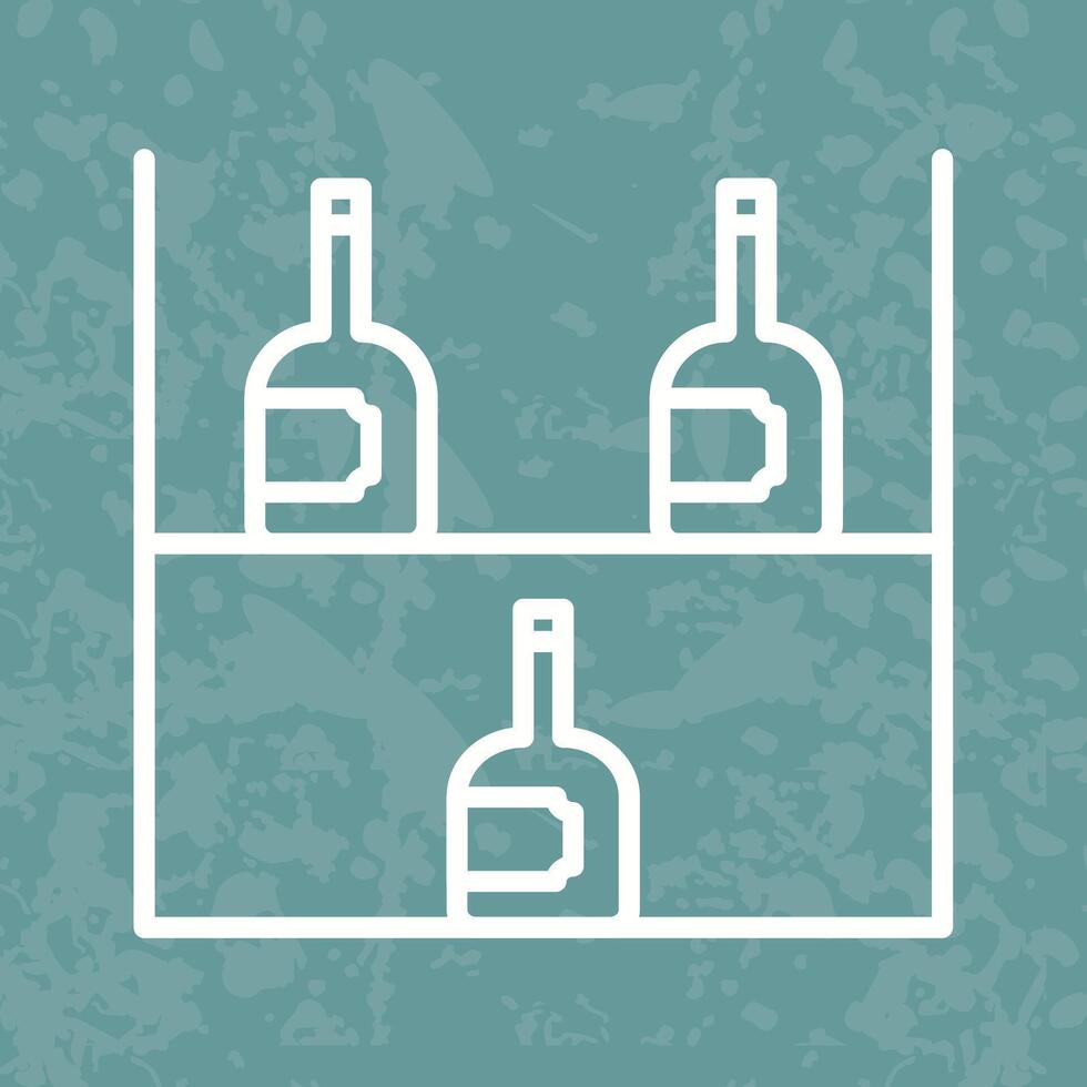 Wine Rack Icon Design vector
