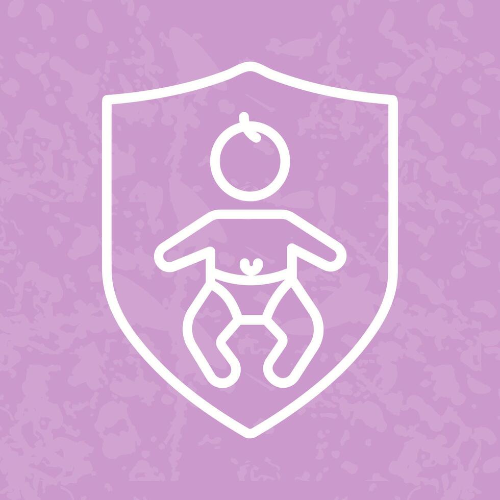 Baby Safety Icon Design vector