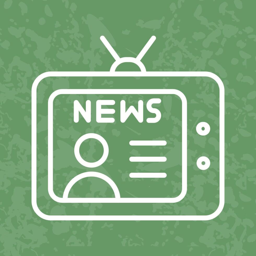 Newsreader Icon Design vector
