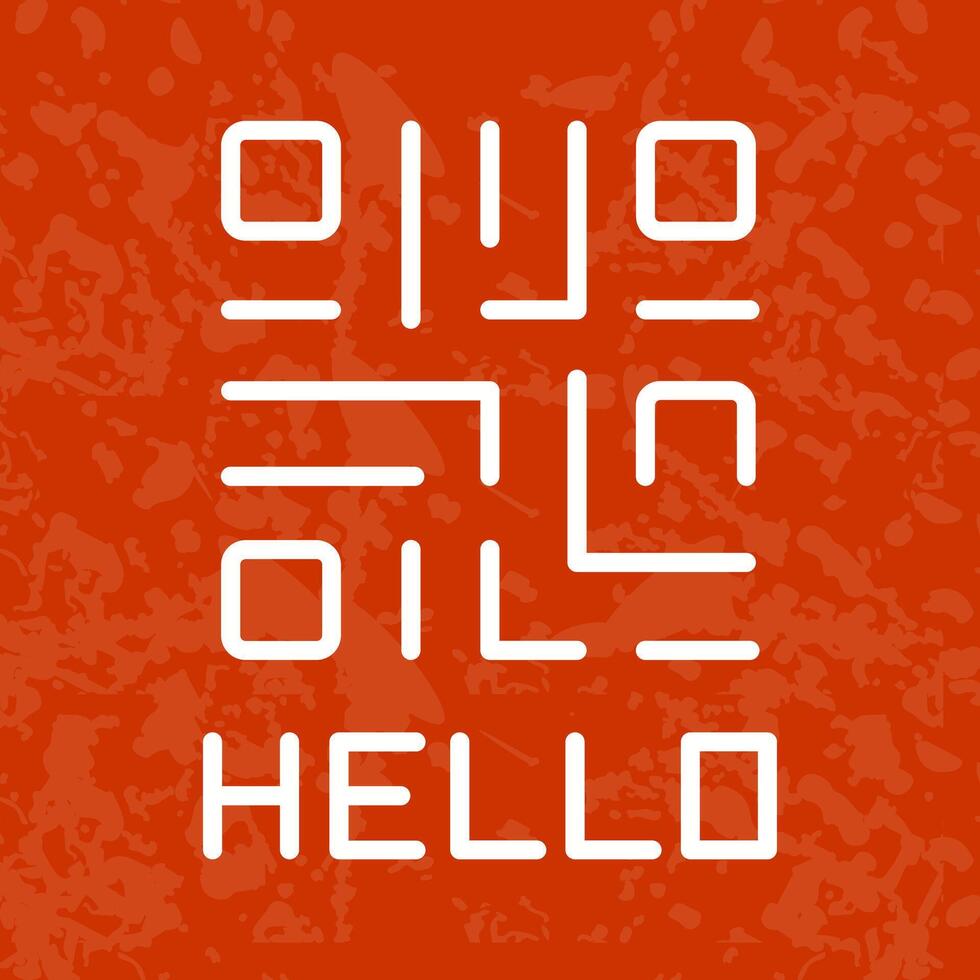 QR Code Text Icon Design 49865393 Vector Art at Vecteezy