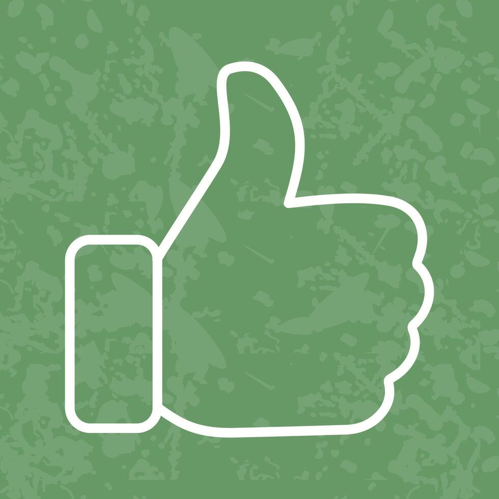 Thumbs Up Icon Design vector