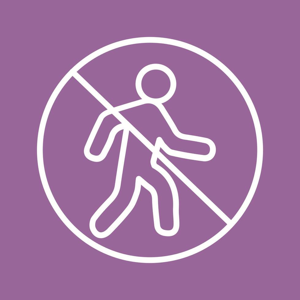 No Entry Sign Icon Design vector