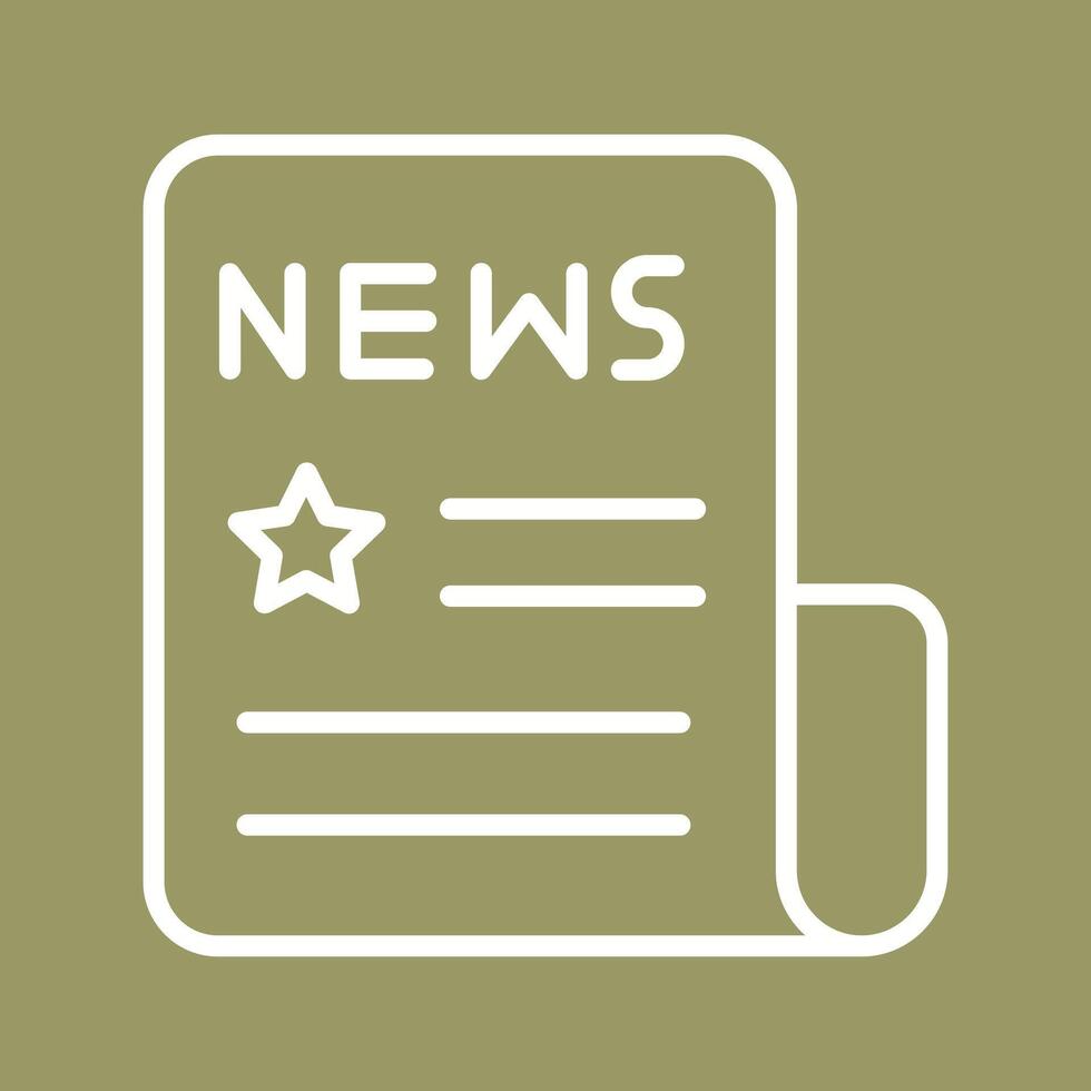 News Headlines Icon Design vector
