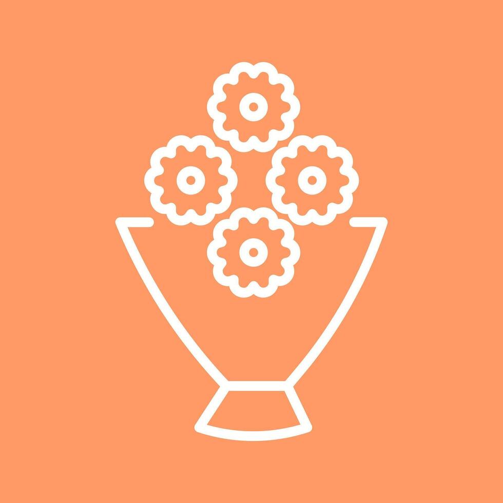 Flower Bouquet Icon Design vector