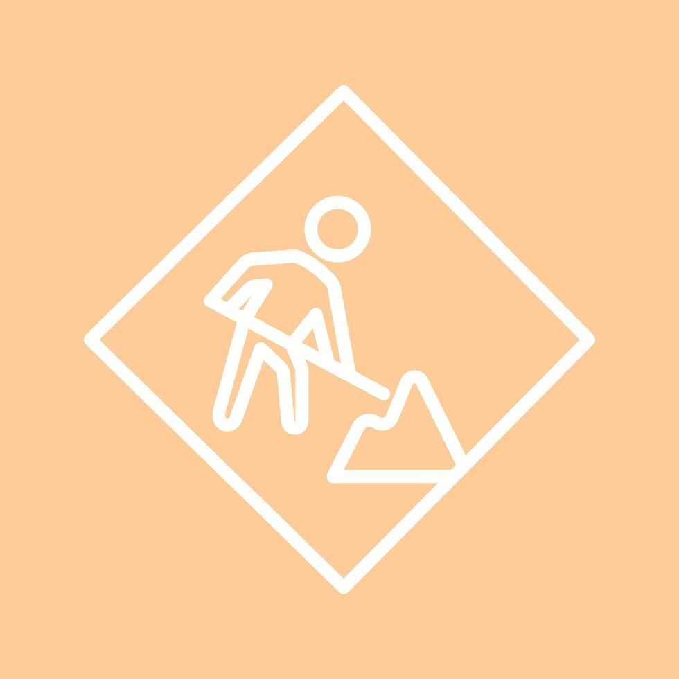 Construction Sign Icon Design vector