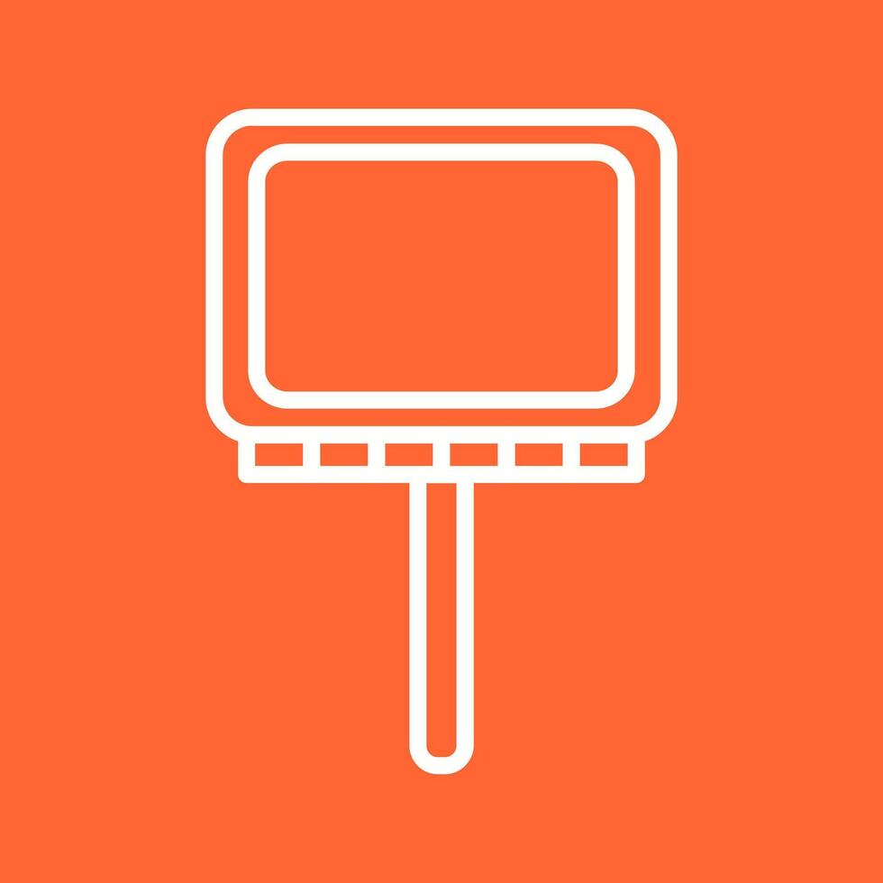 Billboard Icon Design vector