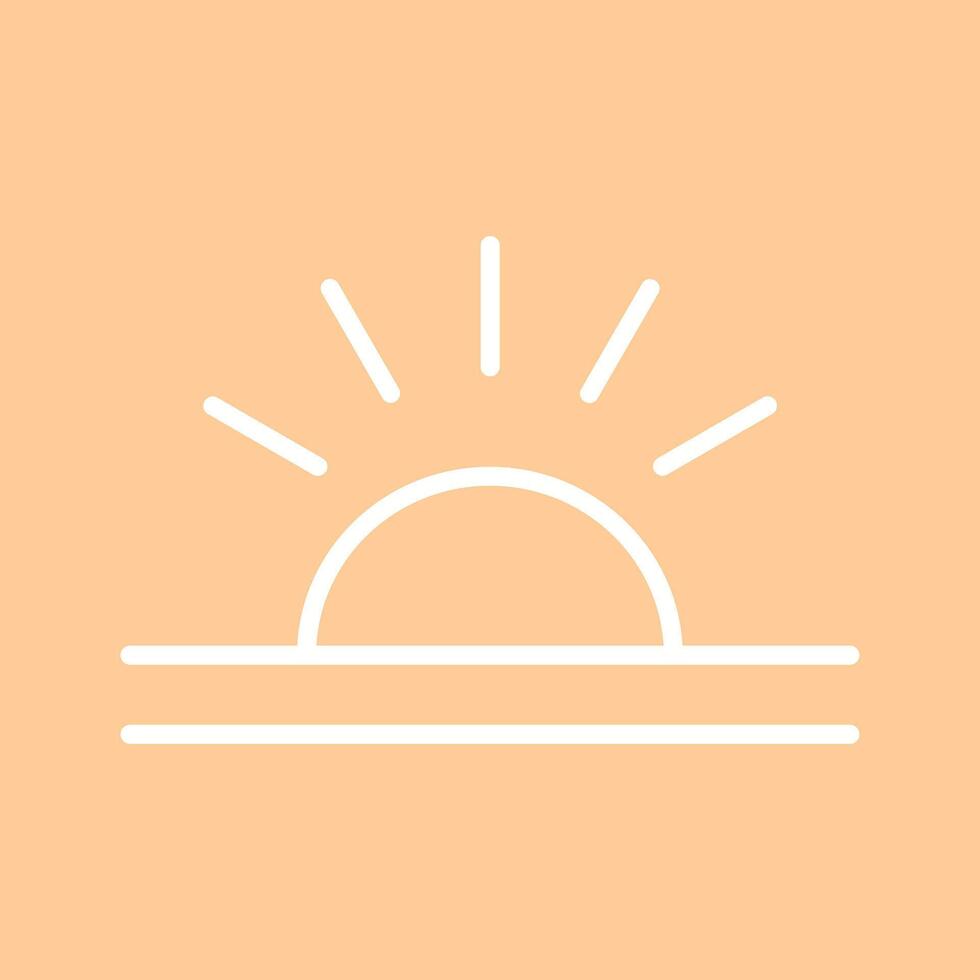 Sunrise Icon Design vector