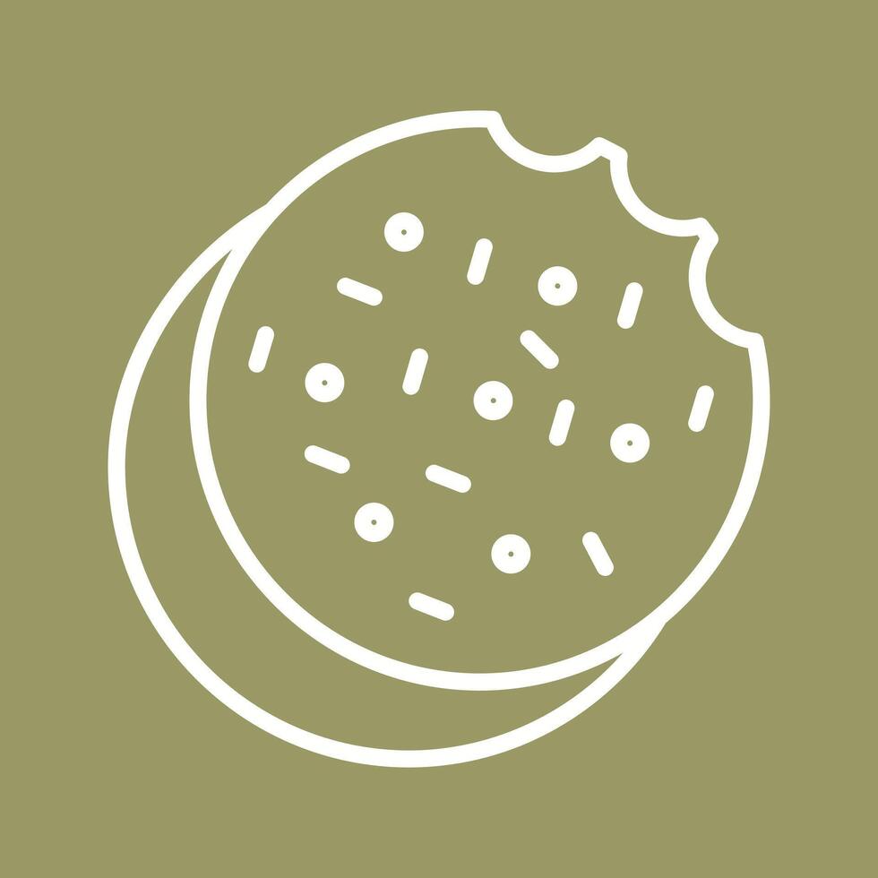 Baking Cookies Icon Design vector