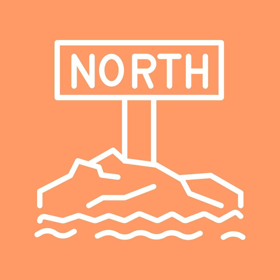 Northpole Icon Design vector