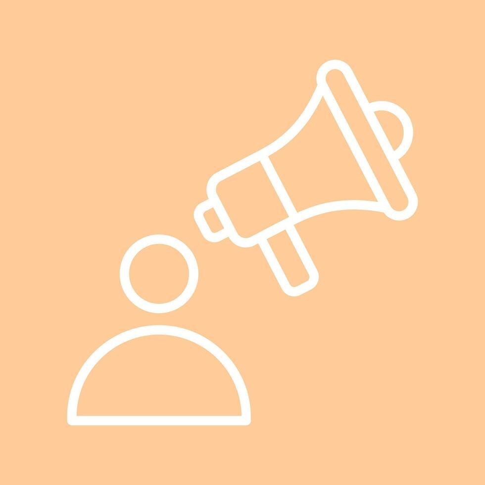 Advertiser Icon Design vector
