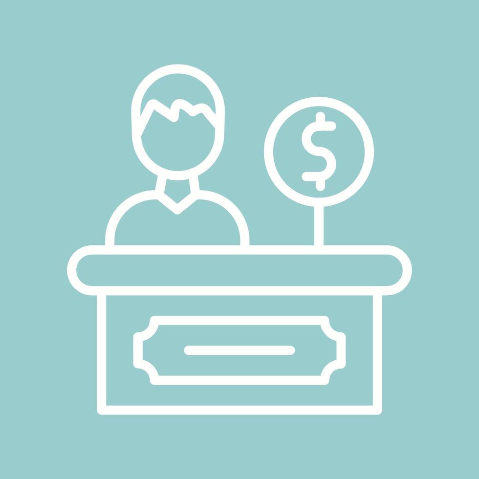 Cashier Icon Design vector