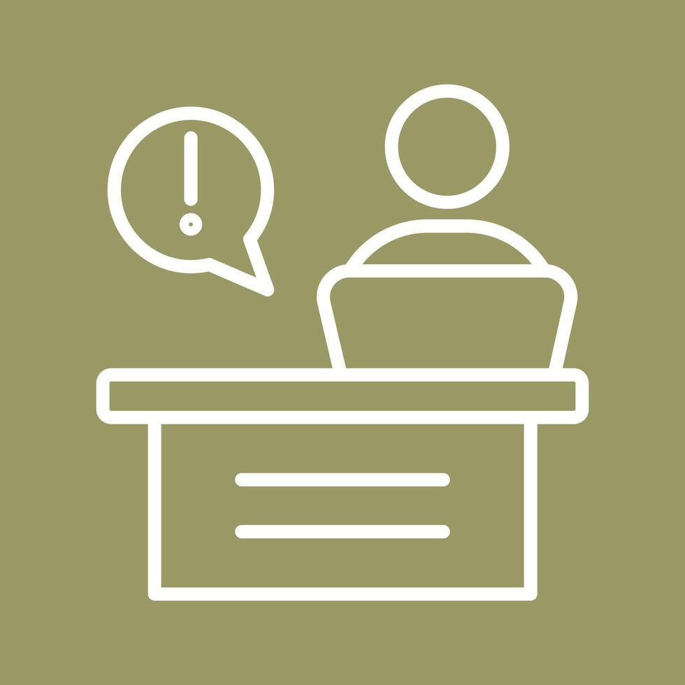 Service Desk Icon Design vector