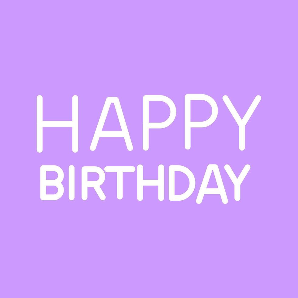 Happy Birthday Sign Icon Design vector