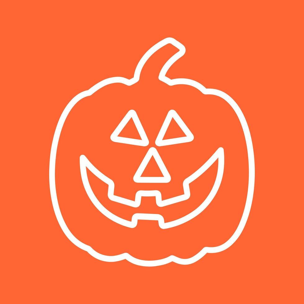Jack-O-Lantern Icon Design vector