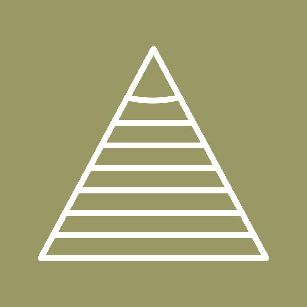 Pyramid Graph Icon Design vector
