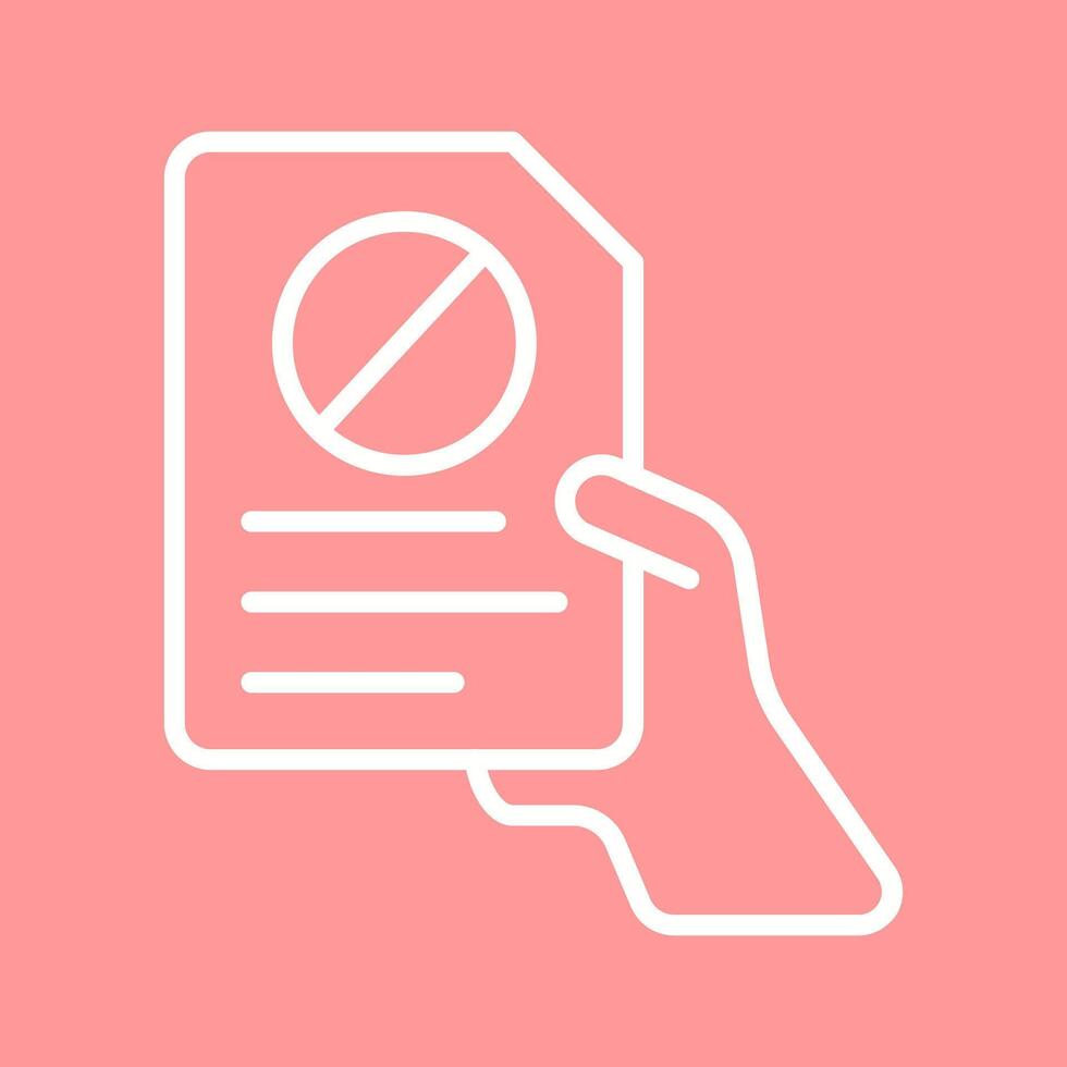 Resignation Icon Design vector