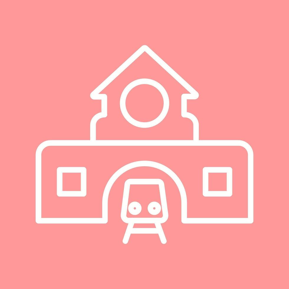Train Station Icon Design vector