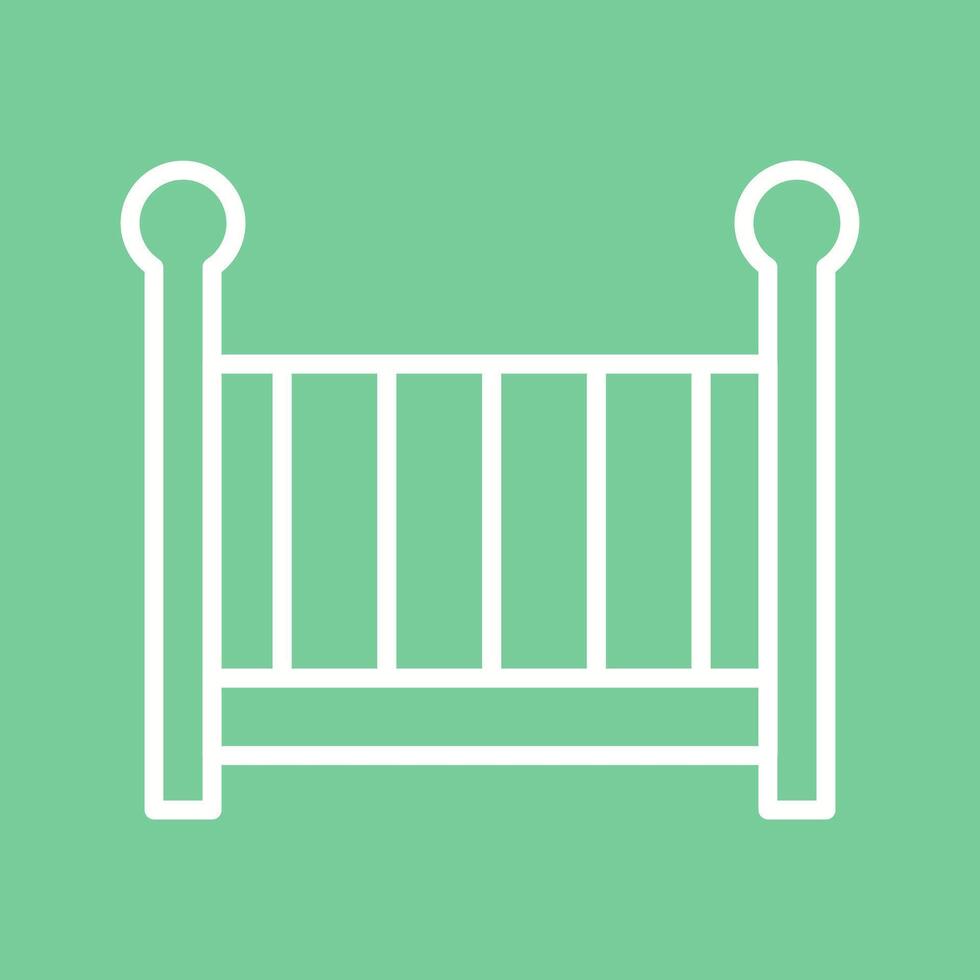 Nursery Cots Icon Design vector