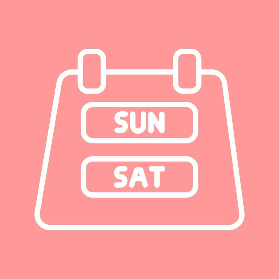 Weekend Getaway Icon Design vector