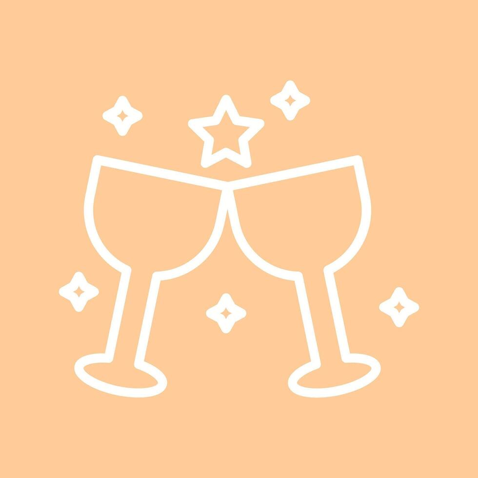 Wine Party Icon Design vector