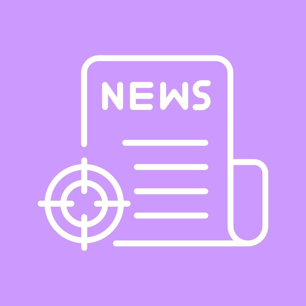 News Scoop Icon Design vector