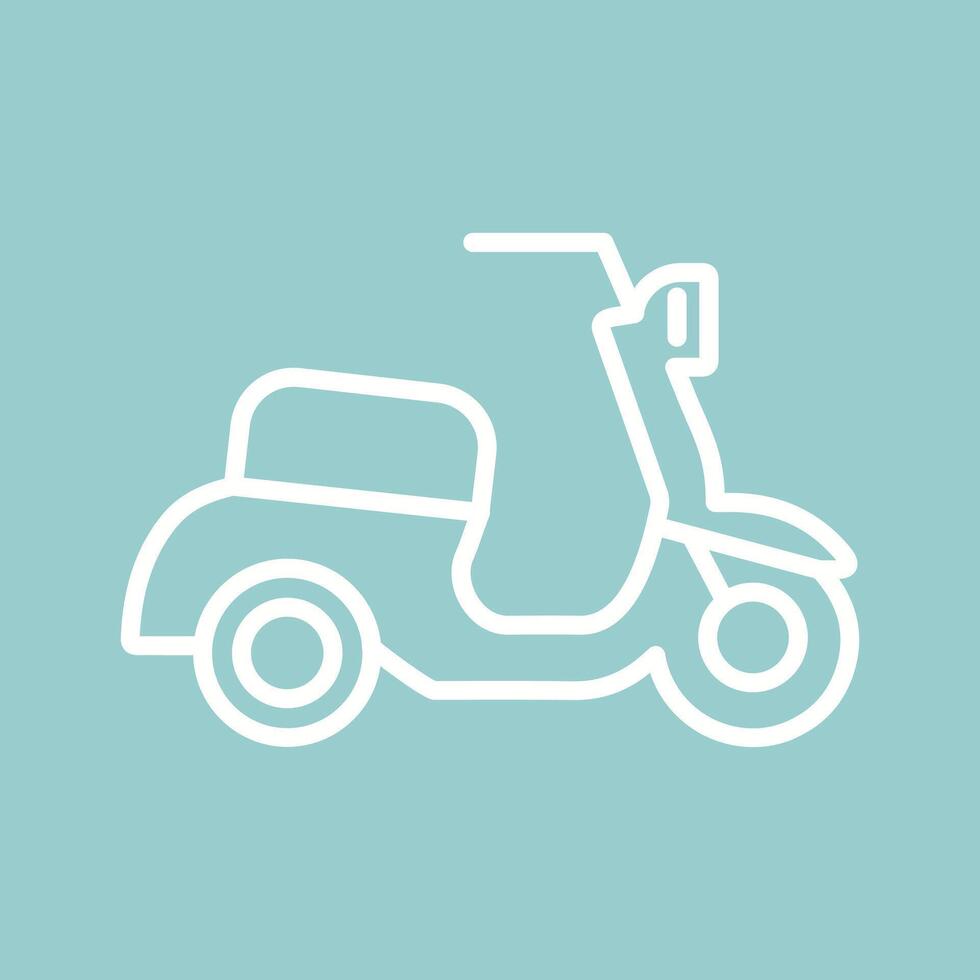 Motor Scooter Icon Design vector