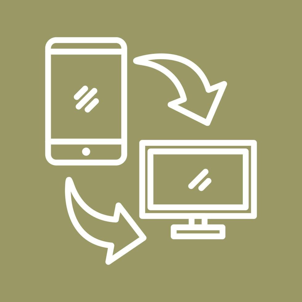 Synchronization Icon Design vector
