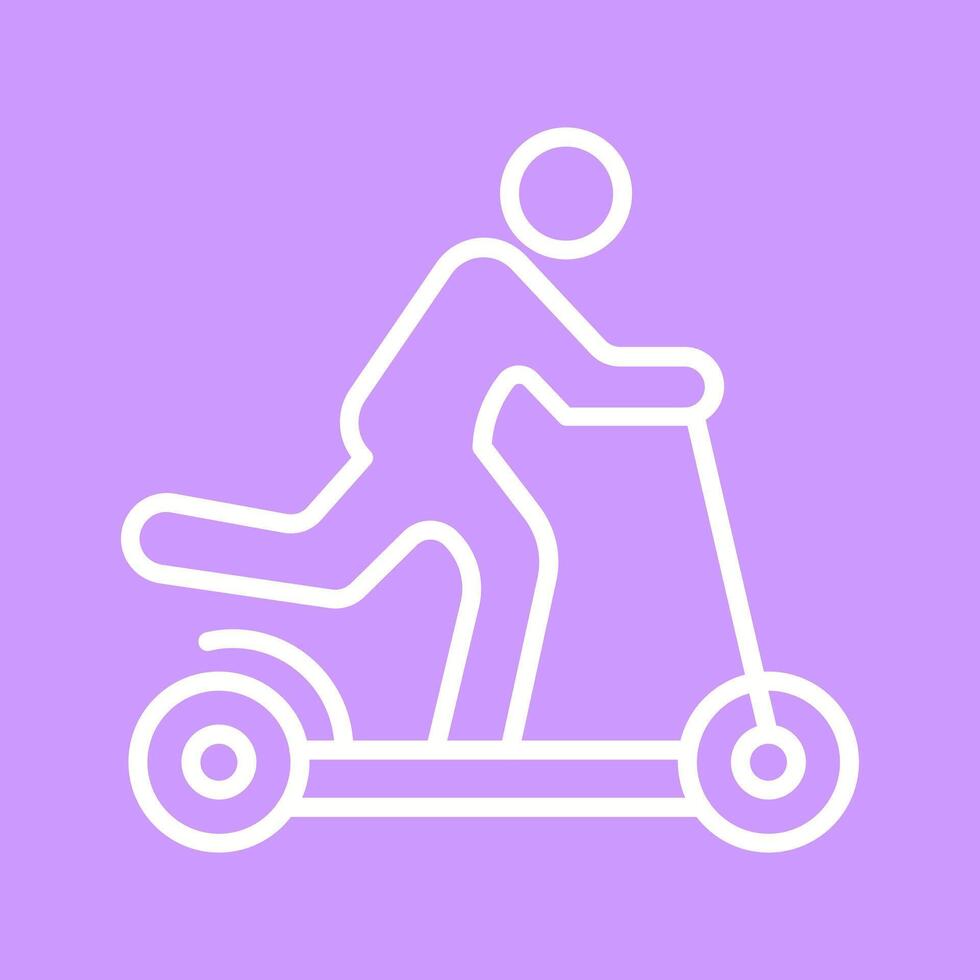 Kick Scooter Icon Design vector