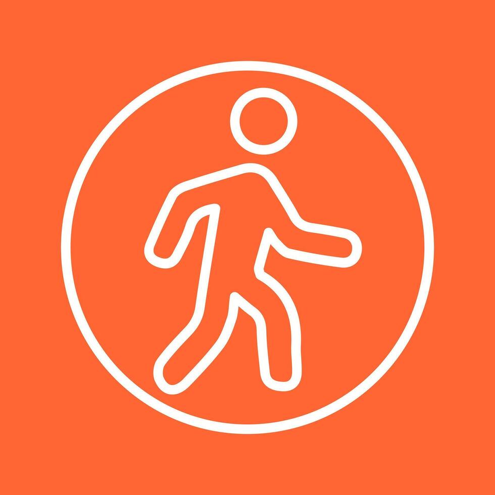 Person Walking Icon Design vector