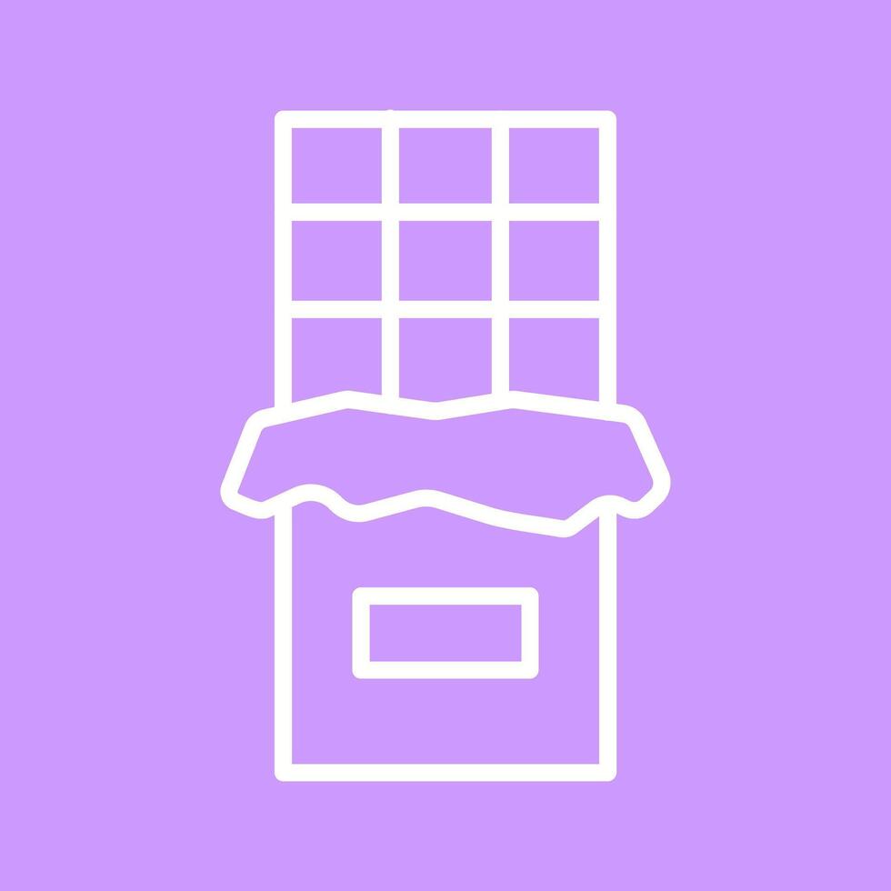 Chocolate Bar Icon Design vector