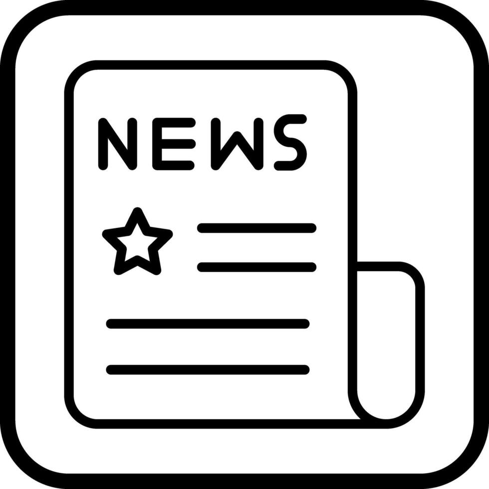 News Headlines Icon Design vector