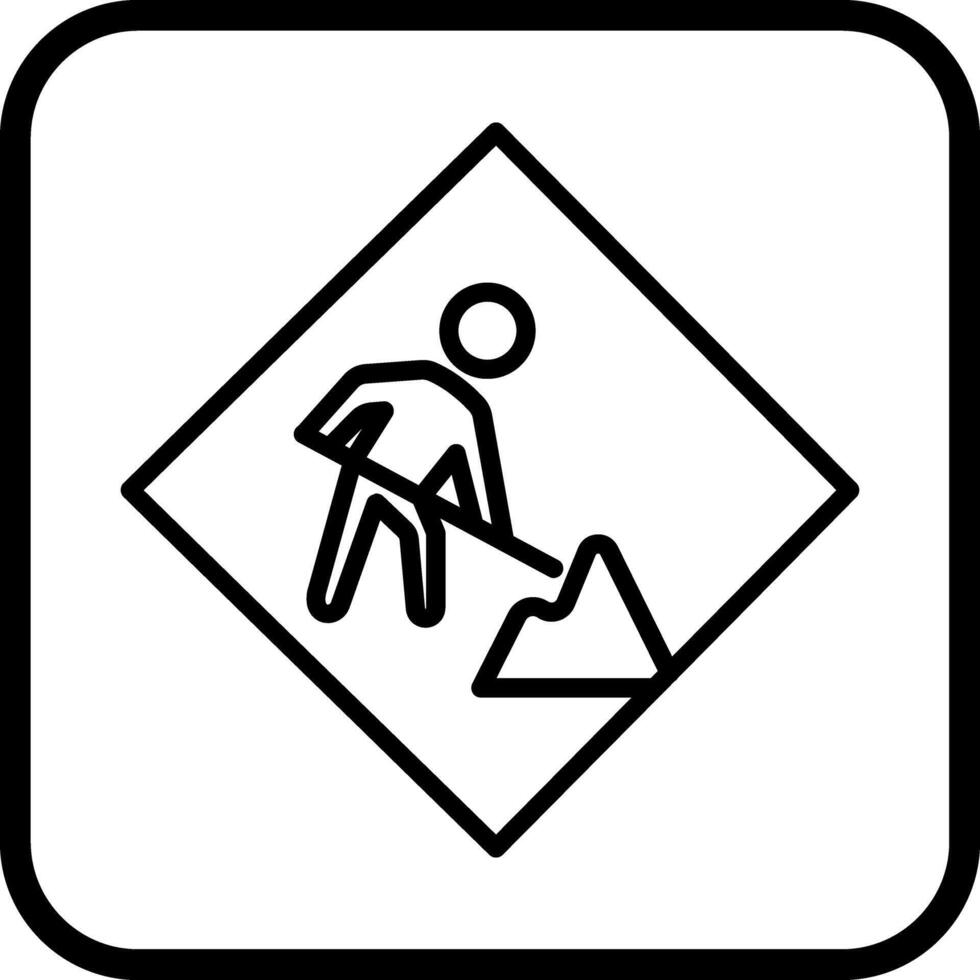 Construction Sign Icon Design vector