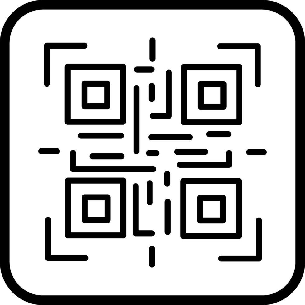 qr código lector icono diseño vector
