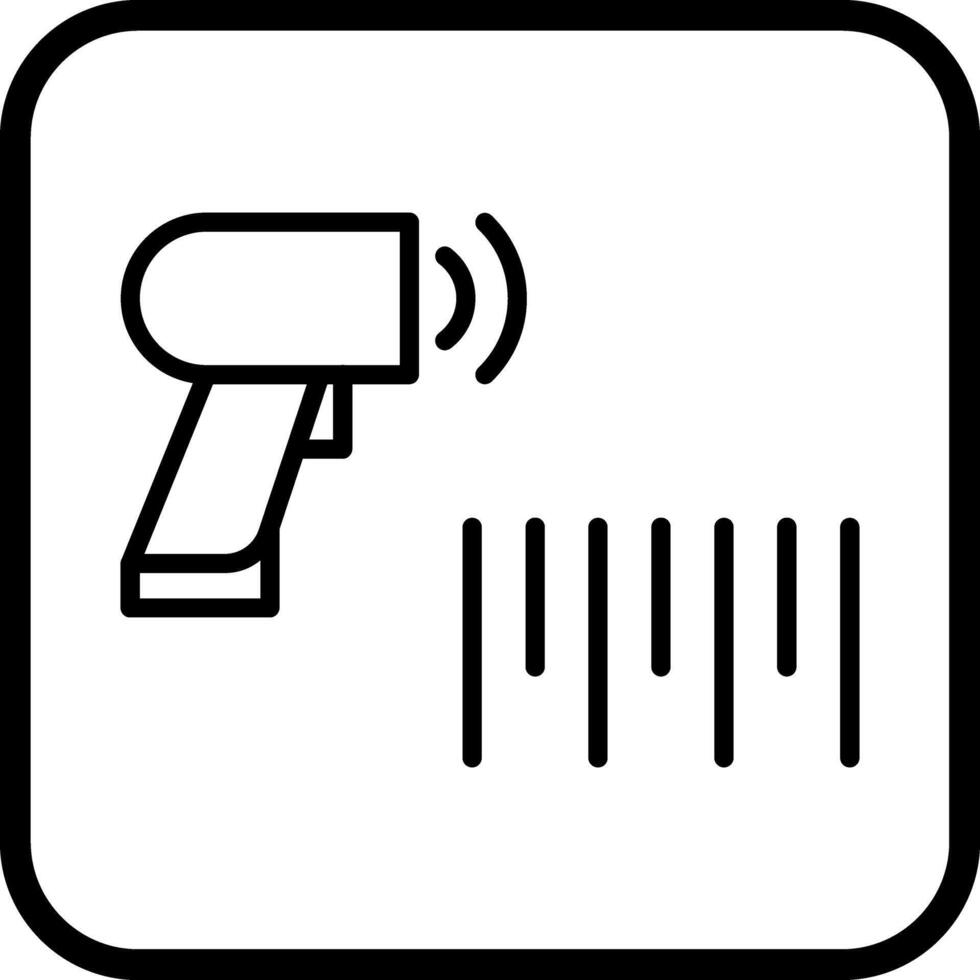 Barcode Scanner Icon Design vector