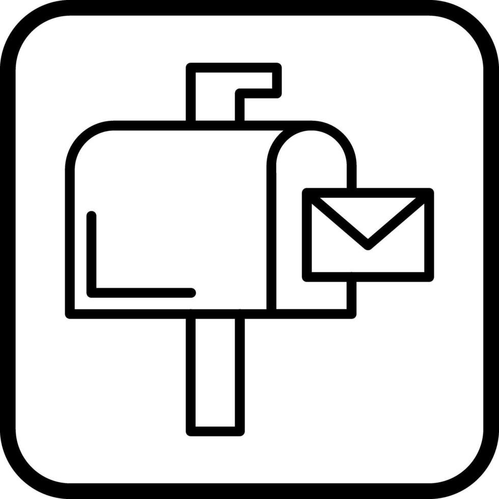 Mailbox Icon Design vector