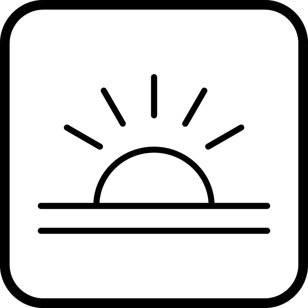 Sunrise Icon Design vector