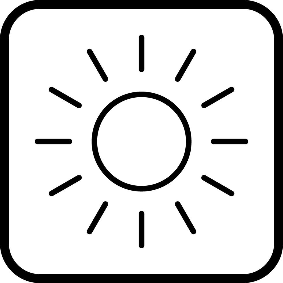 Sun Icon Design vector