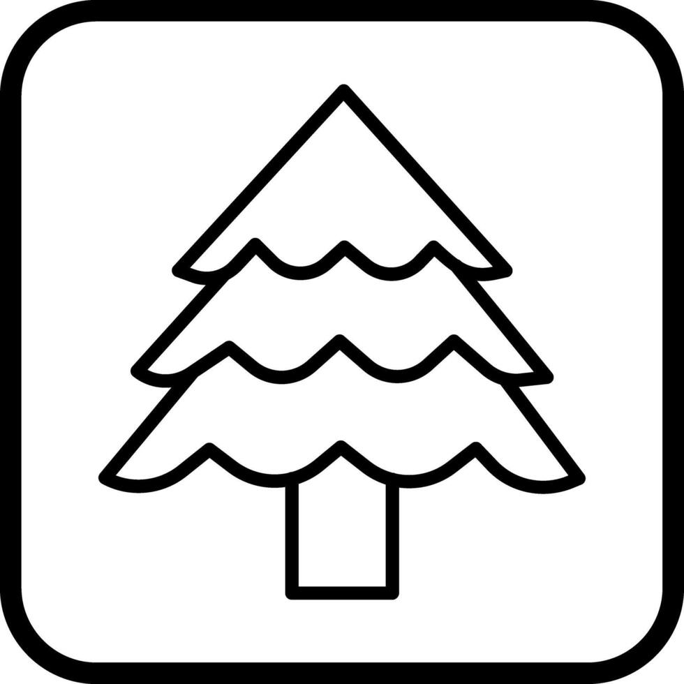 Christmas Tree Icon Design vector