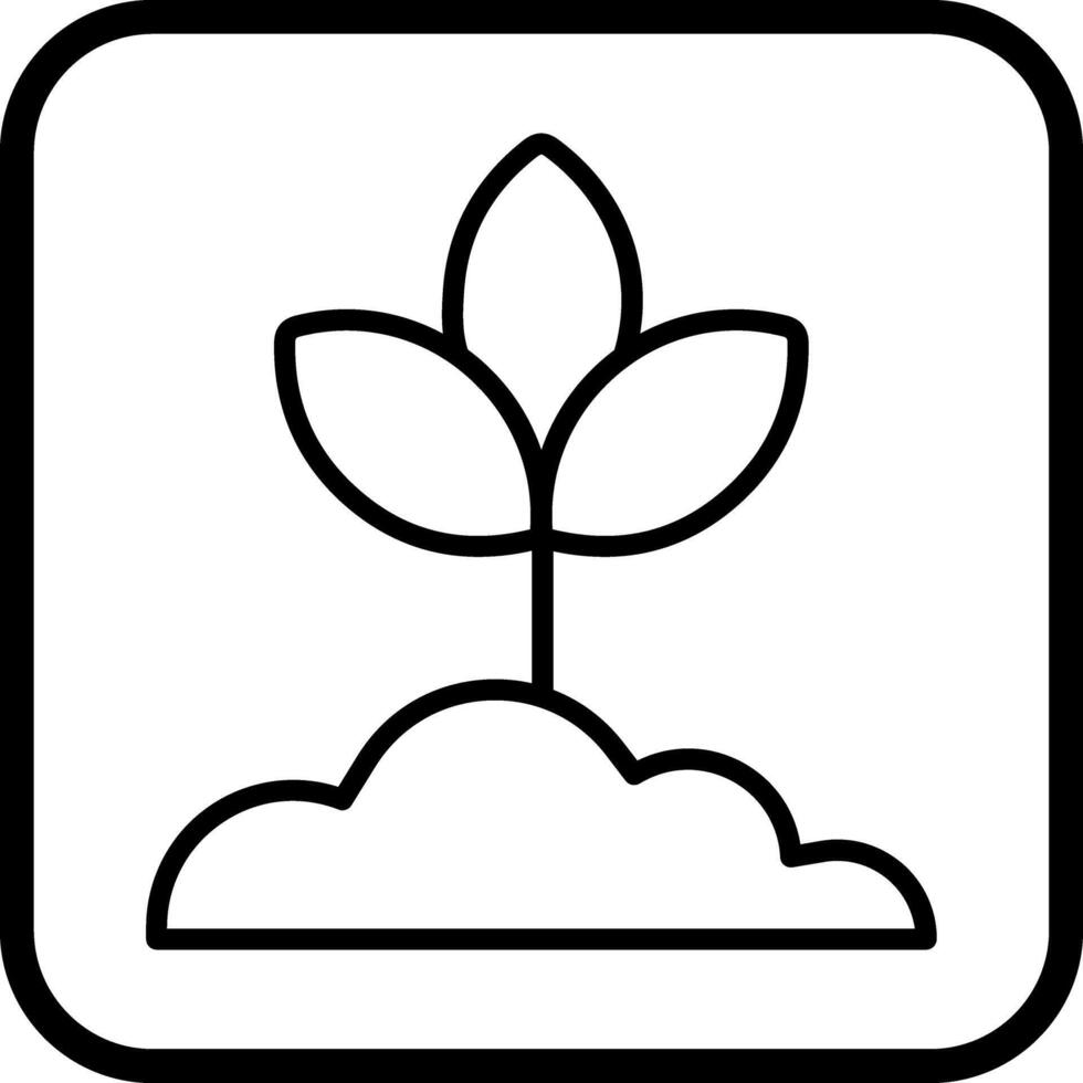Sprout Icon Design vector