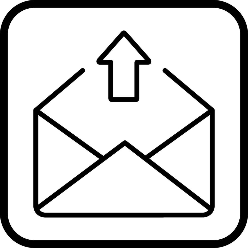 Outbox Icon Design vector