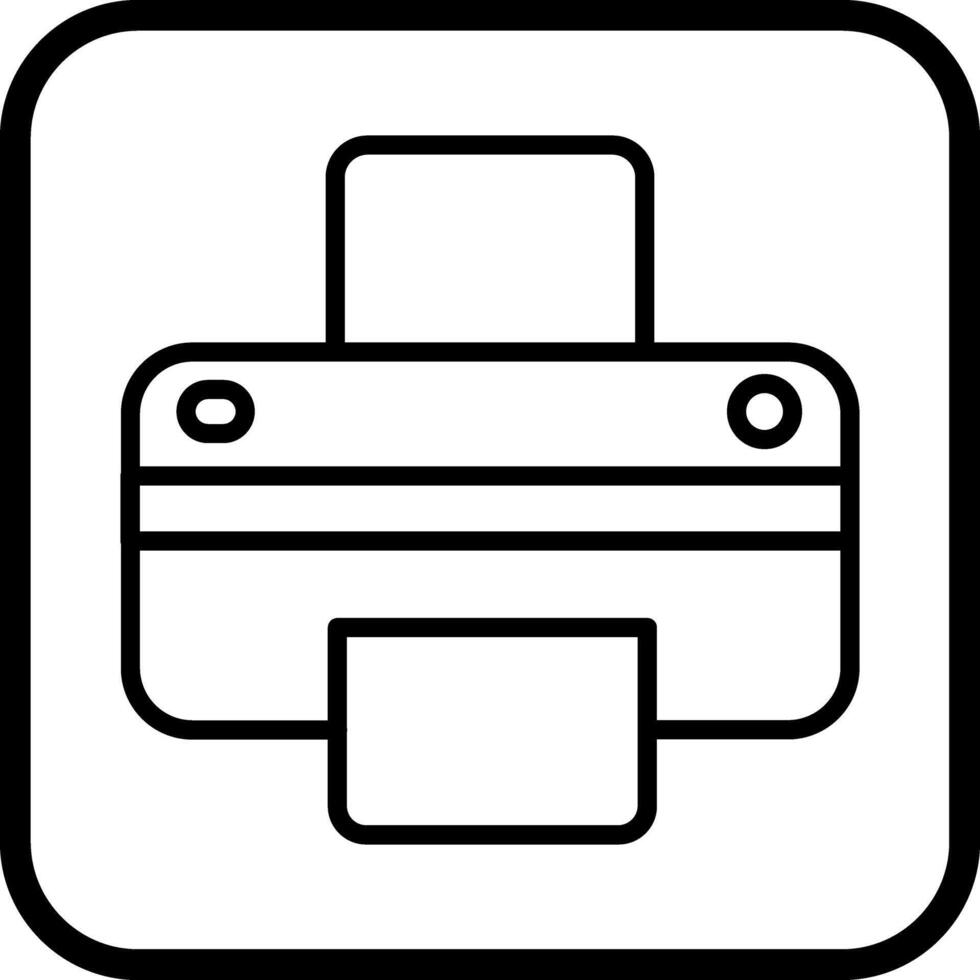 Printer Icon Design vector