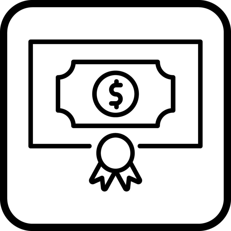 Money Prize Icon Design vector