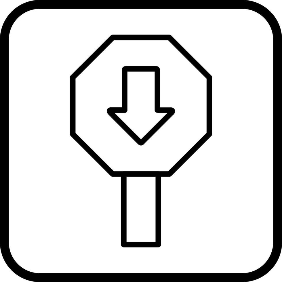 Down Arrow Icon Design vector