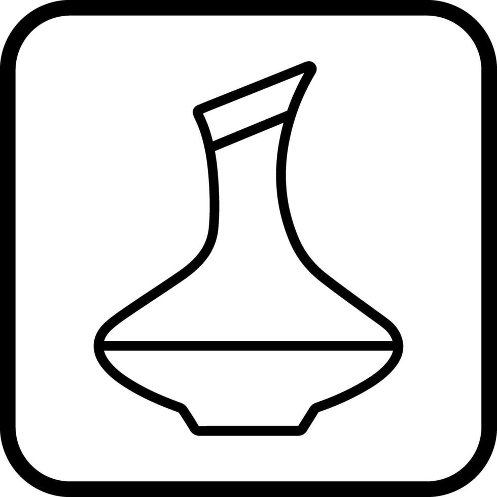 Wine Decanter Icon Design vector